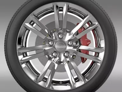 Chrysler 300C 2015 wheel 3D model