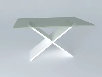 Glass table  Free 3D model purchase