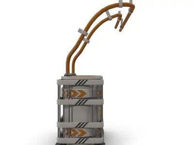 Sci fi Reservoir 3D model