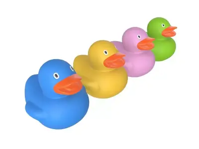 Duck toy 3D model