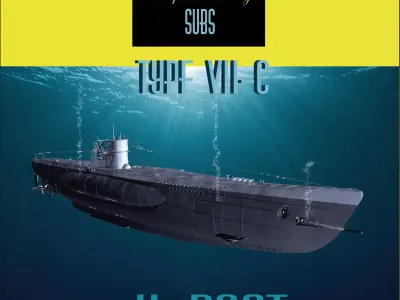 Type VII-C - Uboat 3D model