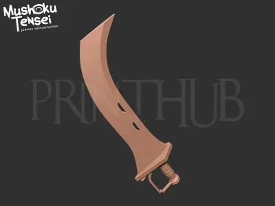 Mushoku Tensei Jobless Reincarnation - Eris Boreas Greyrat sword 3D print model