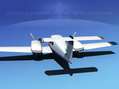 Piper PA-44-180 Seminole V11 3D model