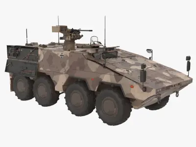 APC Boxer Desert Clean and Dirt 3D model