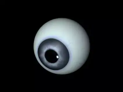 Blue eye Free low-poly 3D model