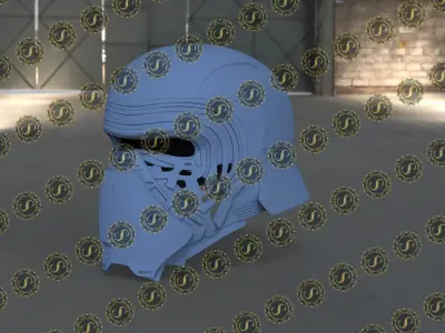 Kylo Ren Helmet from Star Wars for 3d printing 3D model