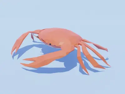 Low poly Fish pack  Ocean animals  Low-poly 3D model