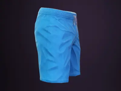 Beach Shorts 3D model