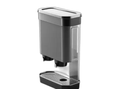 Modern Dual Food Beverage Dispenser Low-poly 3D model
