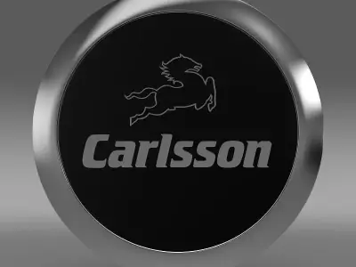 Carlsson logo 3D model