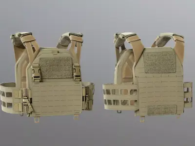 SOLDIER Bulletproof Vest 05 3D model