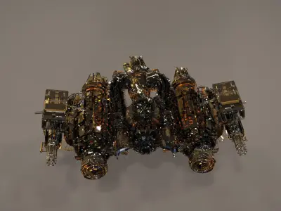 Wing Turret 3D model