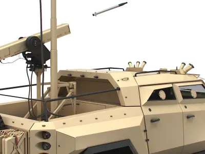 Generic MRAP Vampire C-UAS 2023 3D model