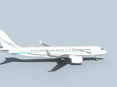 Bombardier CS100 Corporate 3 3D model
