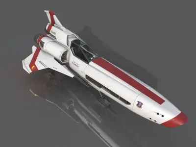 Viper Mk2 fan art Low-poly 3D model