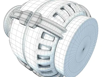 3D Alternator 08 3D model