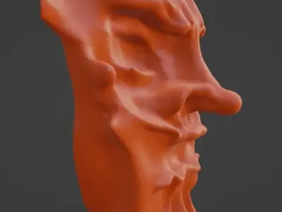 Mask immortal warrior 3D model