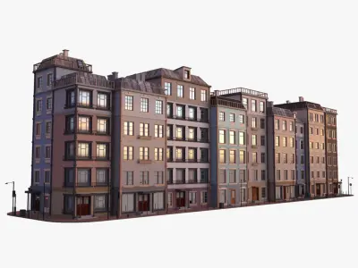 City Block European 3D model