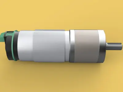 MOTOR GEAR PLANETARY DC ELECTRIC GEARED TORQUE 3D model