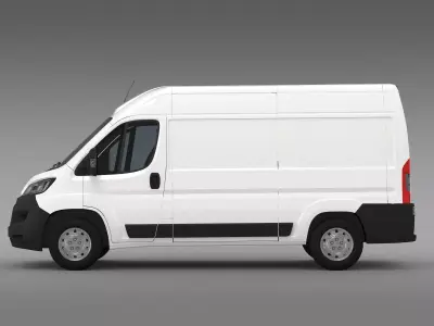 Peugeot Boxer Van L2H2 2017 3D model
