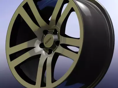 Car WHEEL Free 3D model