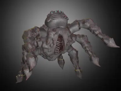 Monster Spider Low-poly 3D model