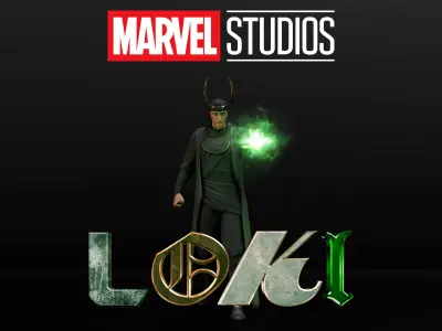 Loki - God of Mischief Low-poly 3D model