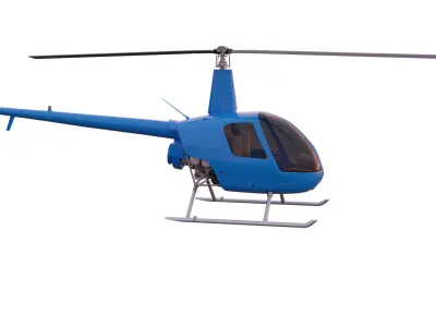 private helicopter 3D model