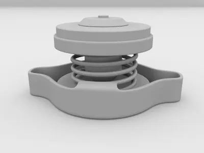 Radiator Cap 3D model