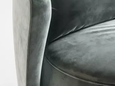 Swivel Armchair Free 3D model