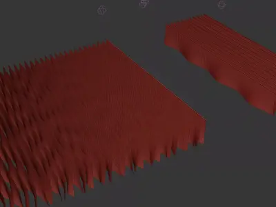 Wavy Fabric Ceiling 3ds Max Model Free 3D model