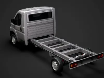 Peugeot Manager Chassis Truck Single Cab 4035WB 2020 3D model