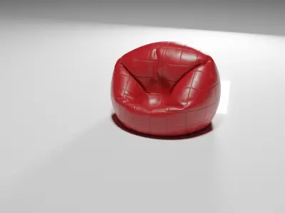 Bean Bag Free low-poly 3D model