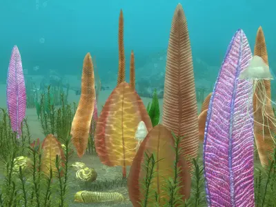 Ediacaran biota 3D model