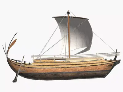 Greek Freight Ship 3D model