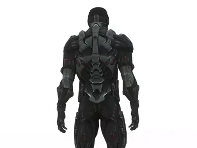 Advanced Nanosuit Soldier High-Tech Combat Armor 3D Model  Low-poly 3D model
