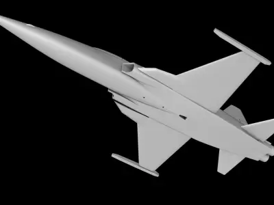 STL FILES OF SCALE MODEL F-5 TIGER Scale 1-48 3D print model