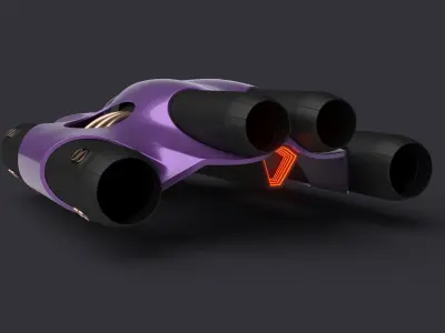 Racing Spaceship Arcturus 3D model