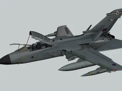 Tornado GR1 3D Cockpit 3D model