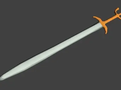 Ancient Sword Collection Low-poly 3D model