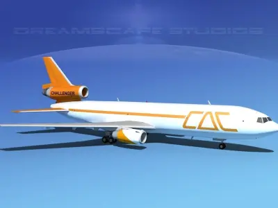 Douglas DC-10 CAC Cargo 3D model