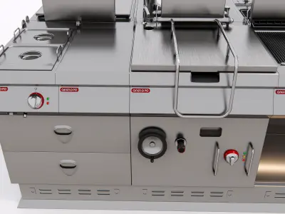 Commercial Kitchen 9 3D model