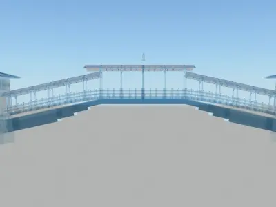 Bazam bridge 3D model