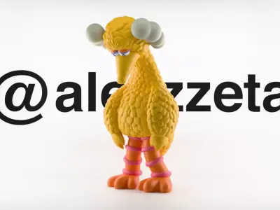Kaws Big Bird Sesame Street for Print 3D print model