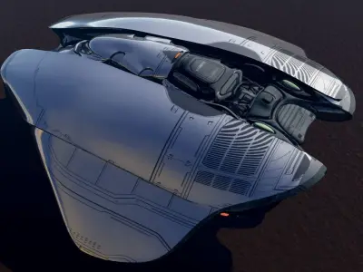 XZ8897Space Glyder Sport model  3D model