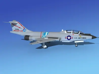 McDonnell F-101B Voodoo V04 3D model