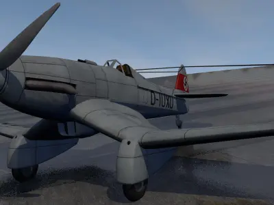 Blohm und Voss Ha-137-v5 3D model