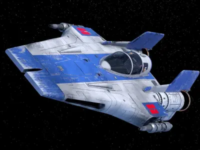 RZ-2 A-WING 3D model
