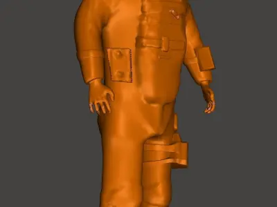 Explosive Ordnance Disposal team figure 3D print model