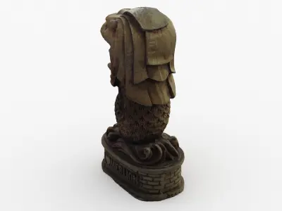Merlion Figurine 3D model